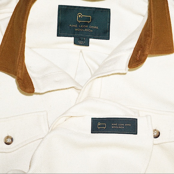 AIME LEON DORE WOOLRICH Wool Buttoned Shirt - Picture 4 of 4